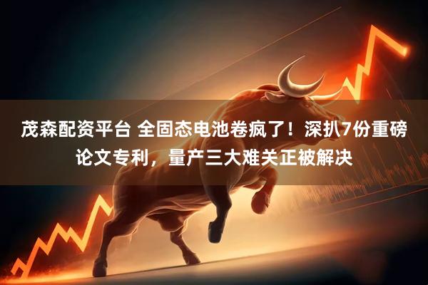 茂森配资平台 全固态电池卷疯了！深扒7份重磅论文专利，量产三大难关正被解决